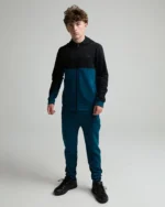 Junior Revin Zip Through Hoodie Vanguard Black (1)