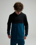 Junior Revin Zip Through Hoodie Vanguard Black (3)