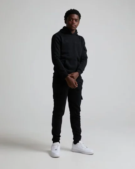 Junior Valder Overhead Hoodie Black (1)