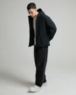 Metissier Water Resistant Windbreaker Jacket Black (1)