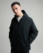 Metissier Water Resistant Windbreaker Jacket Black