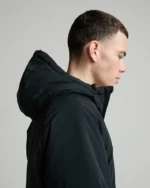 Metissier Water Resistant Windbreaker Jacket Black (2)
