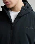 Metissier Water Resistant Windbreaker Jacket Black (3)