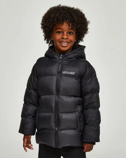Metissier Water Resistant Windbreaker Jacket Black (5)