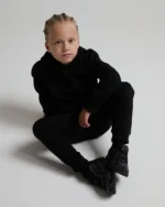 Nursery Valder Overhead Hoodie Suit Black (2)