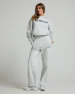 Womens Amiens Adjustable Open Hem Jogger Chestnut Ember Ice Grey Marl (3)