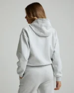 Womens Amiens Overhead Hoodie Ice Grey Marl (2)